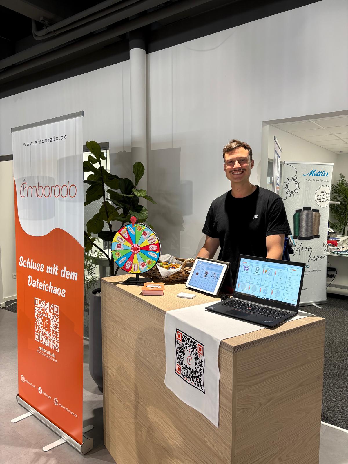 emborado bei der Hausmesse im Nähpark