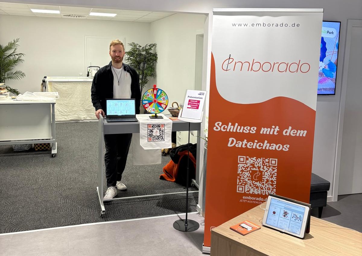 emborado bei der Stickwoche im Nähpark