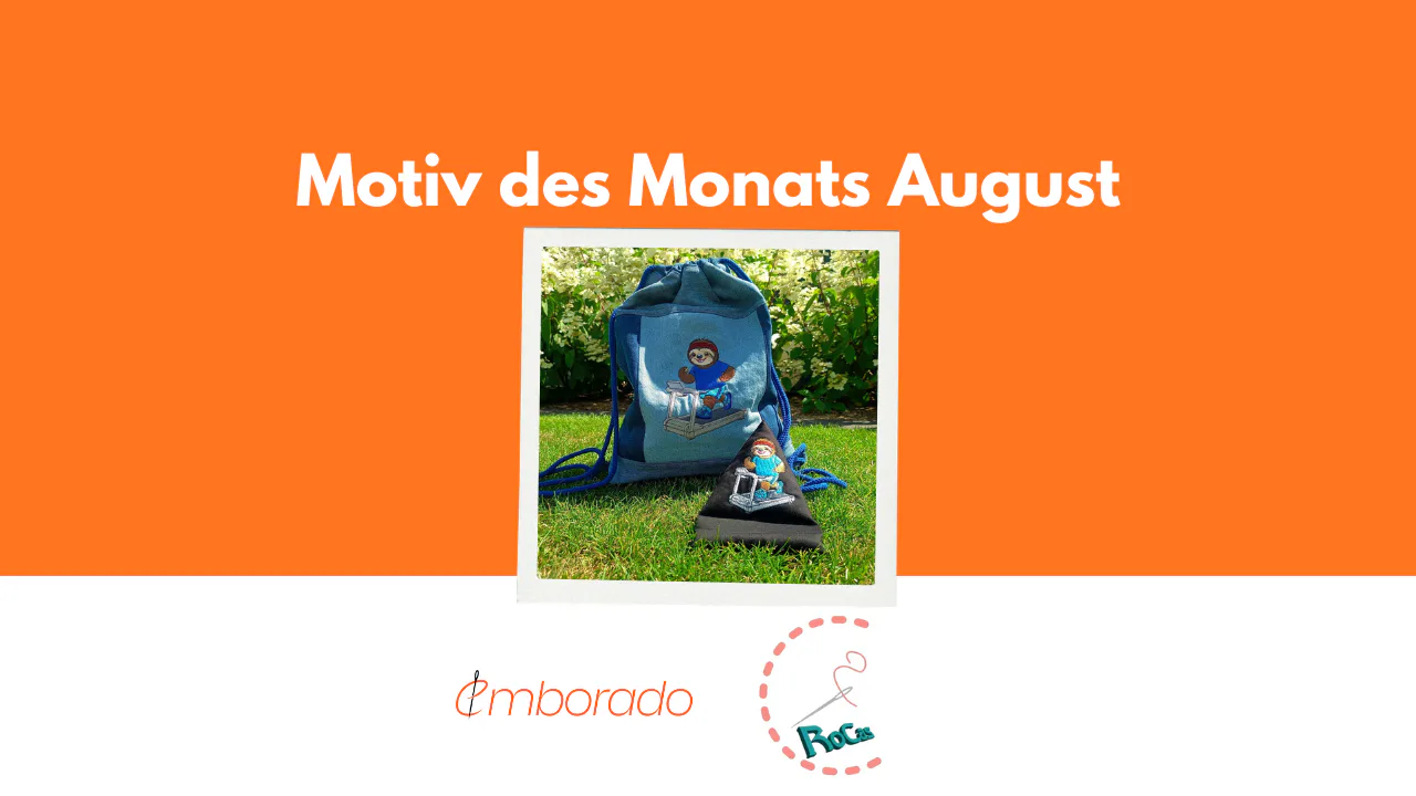Motiv des Monats August 2026: Fitnessfaultier auf dem Laufband von Atelier RoCas