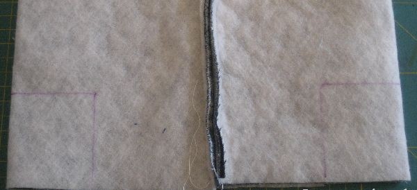 Sew the side seams