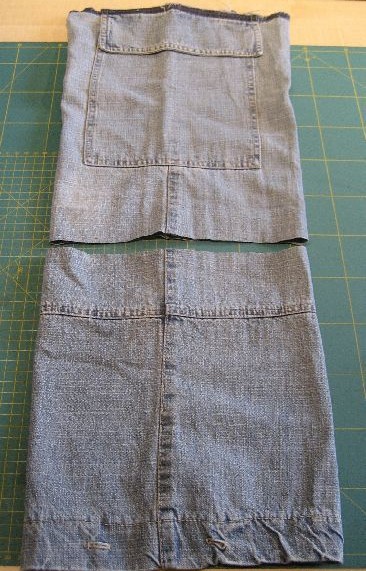 Split the pant leg into two parts