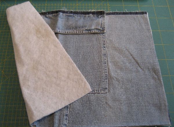 Fuse batting/interfacing onto the wrong side