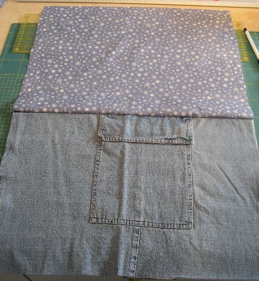 Pin and stitch the top edge