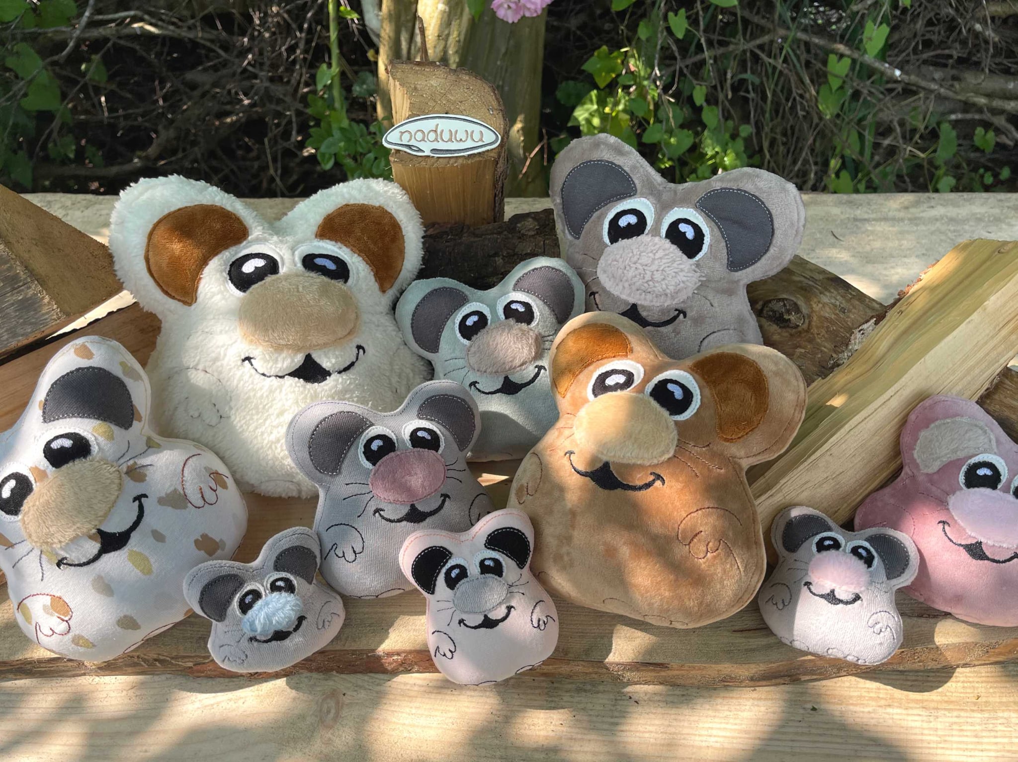 ITH-Stickdatei Maus Stuffie von naduwu