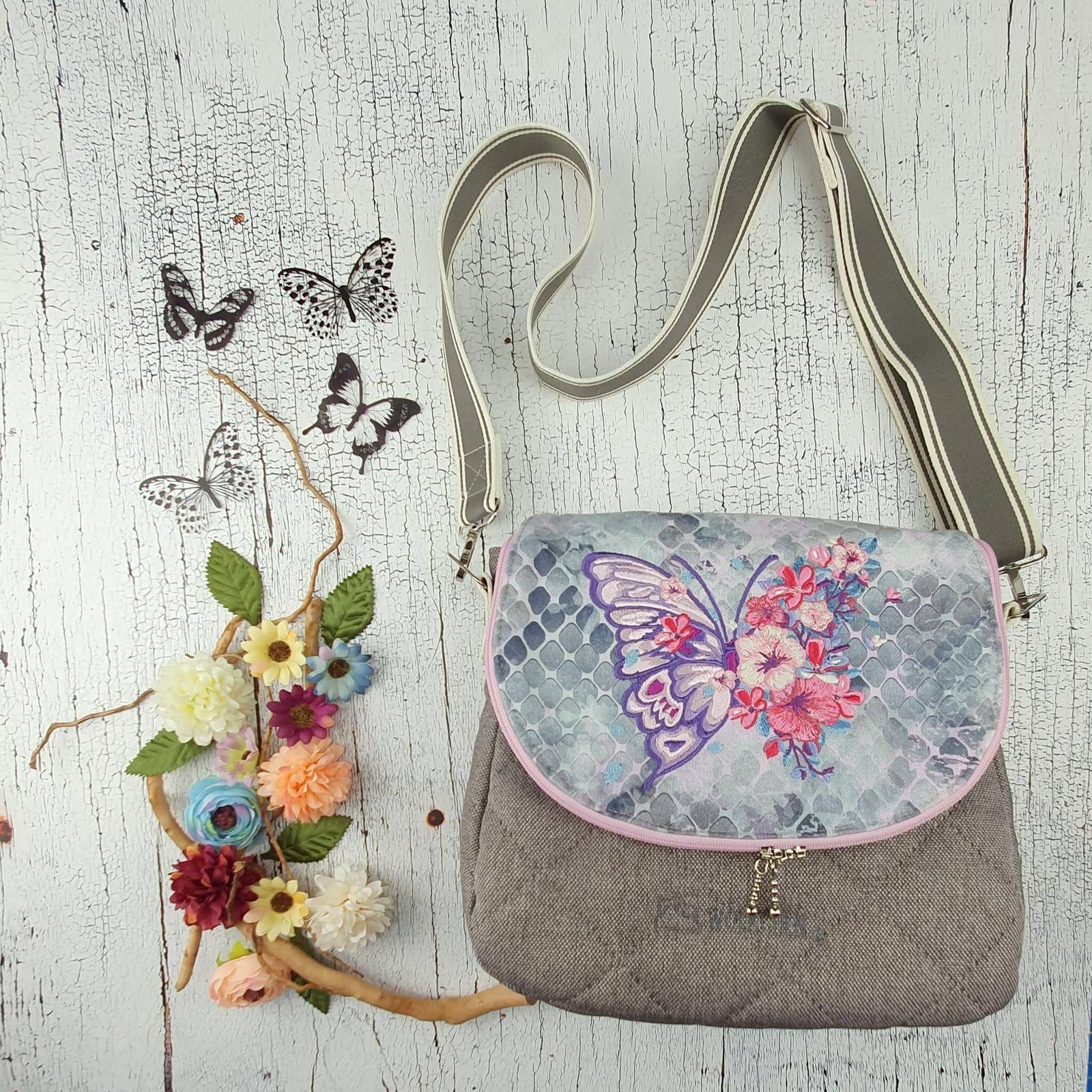 Stickmotiv Schmetterling von Stickzebra