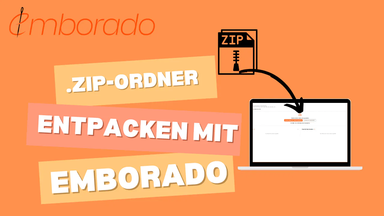 Großes Update: Stickdateien im ZIP-Ordner hochladen – ganz ohne Entpacken